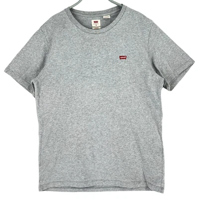 Levi's T-Shirt Col Rond Manches Courtes Homme Coton Taille M Gris - Photo 1/4