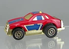 Vintage 1970's Tonka Mini 1/43 Diecast Red Friction Push Button Race Car Japan