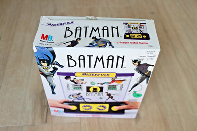 Viintage Batman Animated Waterfuls Game Milton Bradley 1992 Robin Penguin DC 