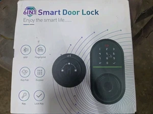 6-in-1 Smart Door Lock WiFi Keypad Fingerprint APP Electronic