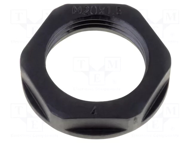 5 pcs HELU KMK-PA-RAL9005-1” Nut