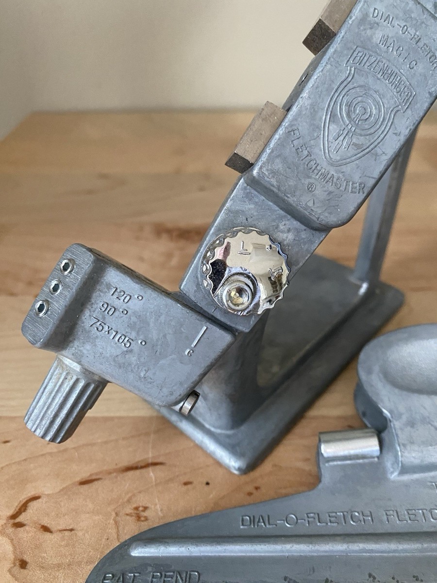 Bitzenburger Dial-O-Fletch Fletchmaster – Gabarit D'empennage NOS USA