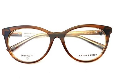 Lenton & Rusby Eyeglasses LR5024 (200)  Brown Crystal  57-17-145
