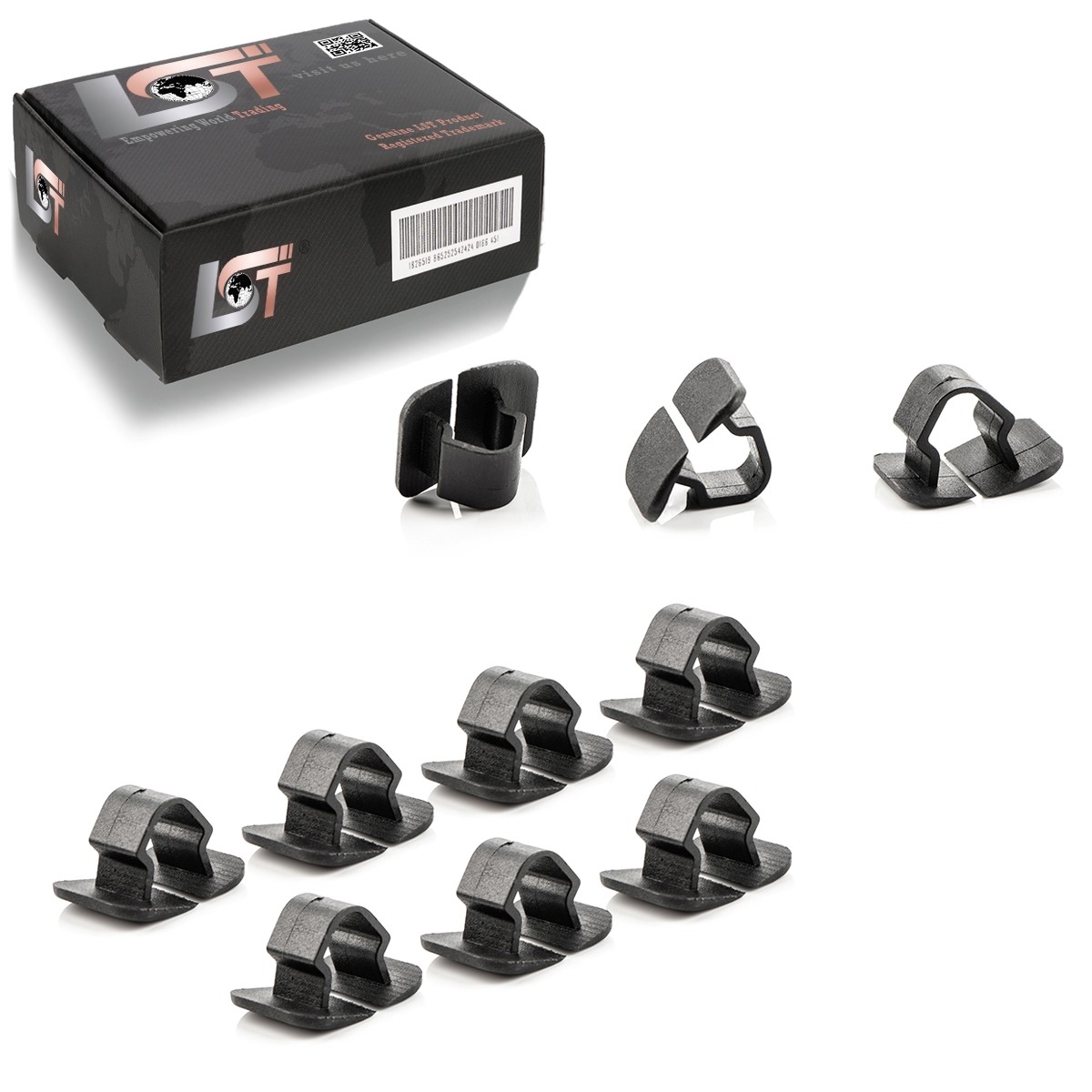 10X For Ford Focus II III IV Insulation Hood Dampening Mat Clips