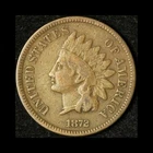 1872 1C Indian Head Cent- Free Shipping USA
