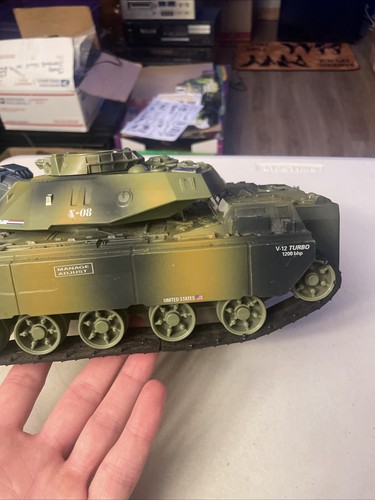 Carro armato vintage Hasbro 1998 GI Joe motorizzato X-08 Mobat resistente - NON TESTATO - Foto 3 di 13