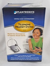 PLANTRTONICS S12 Corded Telephone Headset System New in Unopened Box 2003