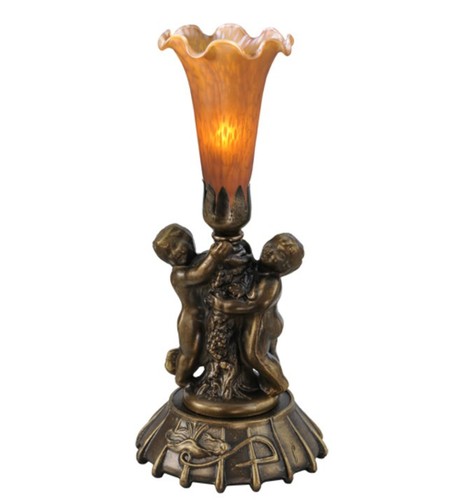 Meyda Tiffany 11476 12" Tall Novelty Table Lamp - Copper - Picture 2 of 2