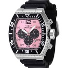 Invicta Men's Watch Pro Diver Chronograph Quartz Pink, Black Dial Strap 47286