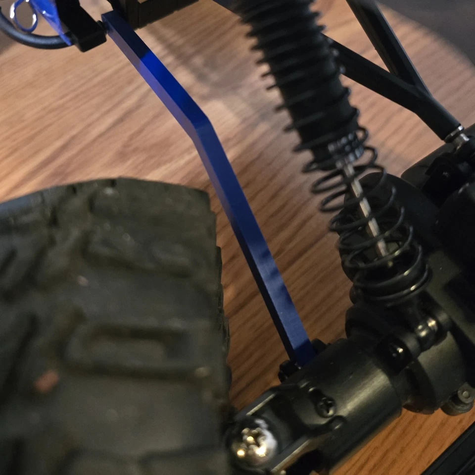 (4 piezas) Eslabones de eje Danchee Ridgerock High Clearnace en AZUL! Redcat Racing. Nuevo.  Foto 4 de 4