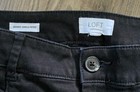Womens LOFT Outlet Black skinny ankle petite pants size 12P — photo 4