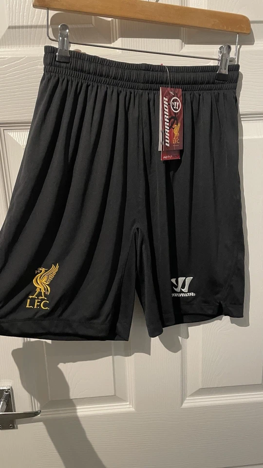 Brand New - Liverpool LFC Warrior Third Shorts Black 2013 2014 War-Tech Size S - Image 2 of 4
