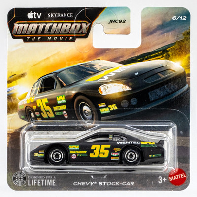 2026 Matchbox The Movie #6 Chevy  Stock Car MATTE BLACK | FSSC
