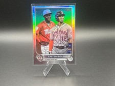 2022 Topps NL East Division Smiles Jack Chizzholm - Francisco Lindor