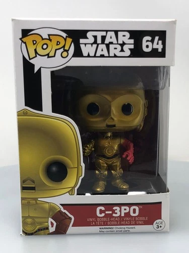 Funko POP! Star Wars The Force Awakens C-3PO #64 Vinyl Figure DAMAGED BOX