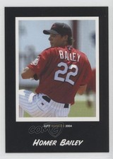 2004 Just Minors Just Rookies Black /50 Homer Bailey #3 0q3