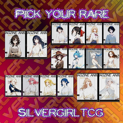 Pick Your Goddess Story Private Girl magazine SFSV Rare - Anime Waifu TCG CCG
