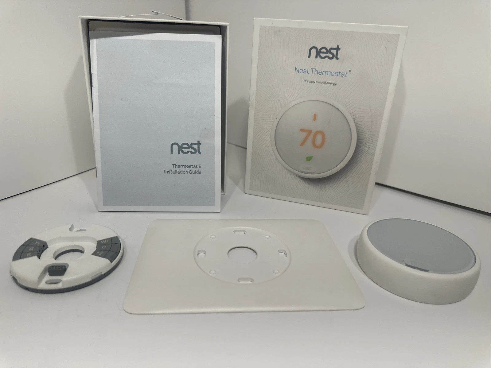 Nest Thermostat E Programmable Smart Thermostat - White (T4000ES)