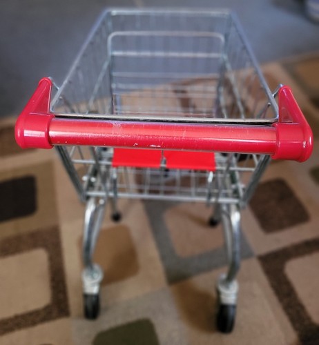 Toddler Toy Shopping Cart With Sturdy Metal Frame Grocery Cart Supermarket Kids - Picture 3 of 8