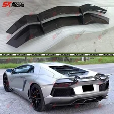 For Lamborghini Aventador LP700 12-17 Dry Carbon Twill Weave Rear Spoiler Wing