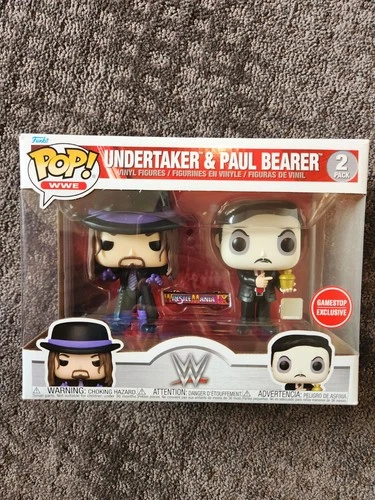 Funko Pop WWE 2-Pack Undertaker & Paul Bearer Gamestop Exclusive