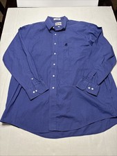 Walt Disney World MICKEY Single Needle Tailored Button Up LS Shirt - Sz M EUC