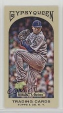 2011 Topps Gypsy Queen Mini Red Gypsy Queen Back Felix Hernandez #76 0ws