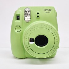 Fujifilm Instax Mini 9 Lime Green Instant Film Camera w/ Case Manual