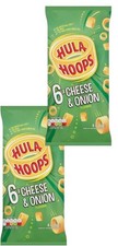 Hula Hoops Cheese & Onion Multipack Crisps 12X24G.