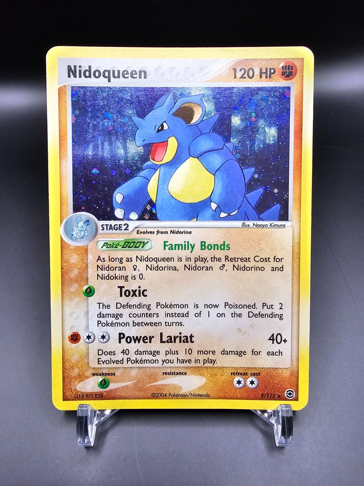 LP/PL - Nidoqueen - 9/112 - Holo - FireRed & LeafGreen - Pokemon Card