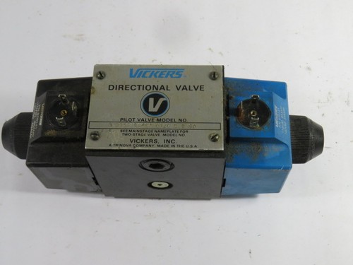 Vickers DG4S4-012C-UB60 Directional Valve 110/120V 50/60Hz USED - Picture 2 of 3