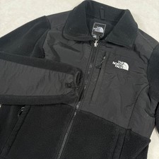 The North Face Fleece Jacket Black Full Zip Women's Medium Polartec Recycled
