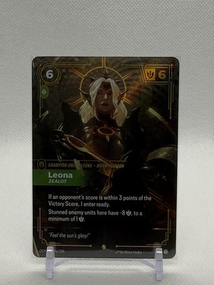 Leona - Zealot 079a/298 (Alternate Art) - Origins (OGN) Riftbound: LoL Card Game