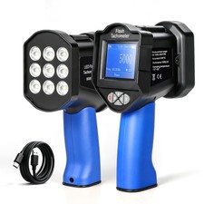 Led Stroboscope Tachometer 1000000 Rpmhz Aiomest Rpm Strobe Light Meter