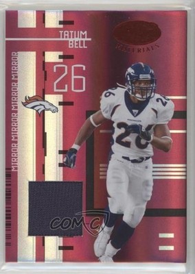 2005 Leaf Certified Materials Mirror Red Materials 89/100 Tatum Bell #38 0m0