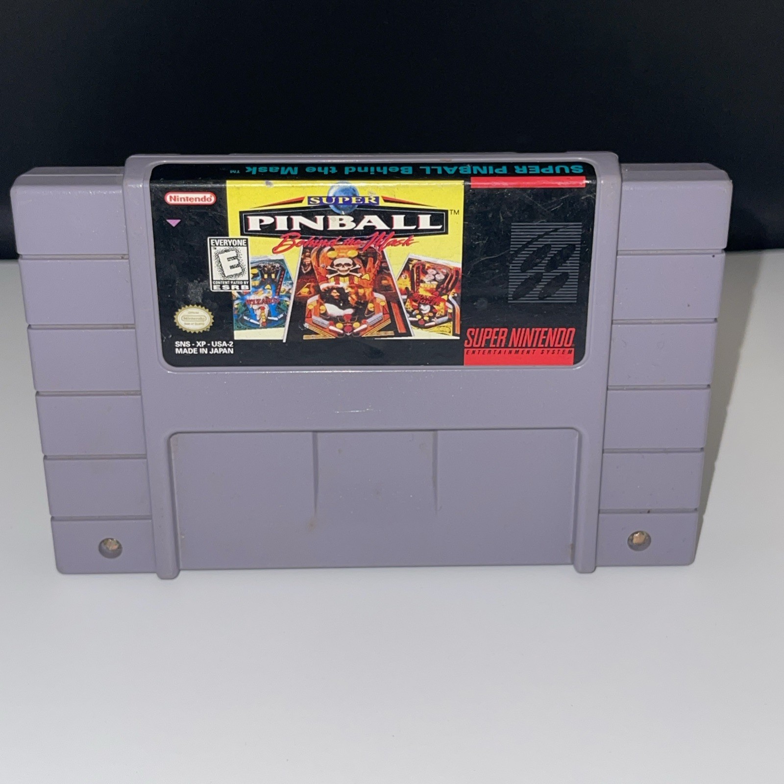 Super Pinball: Behind the Mask (Super Nintendo SNES cart only