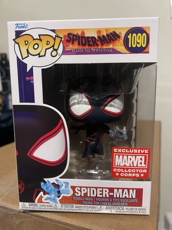 Funko Pop Spider-Man 1090 From Across The Spiderverse Marvel Collector Corps