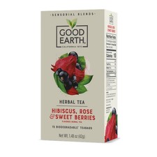 Good Earth Teas Sensorials Sweet Berries  Rose 15 bags