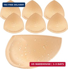 Waterproof Bathing Suit Inserts Swimsuit Push up Bra Pads 3 Pairs Padding C/D
