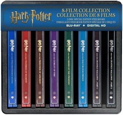 Harry Potter - Complete 8-Film Collection SteelBook Blu-Ray