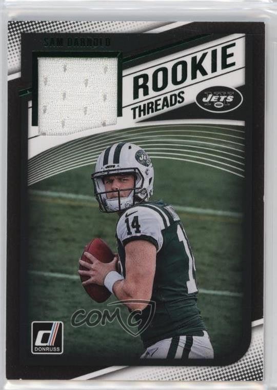 2018 Panini Donruss Rookie Threads Green Sam Darnold #1 0h4