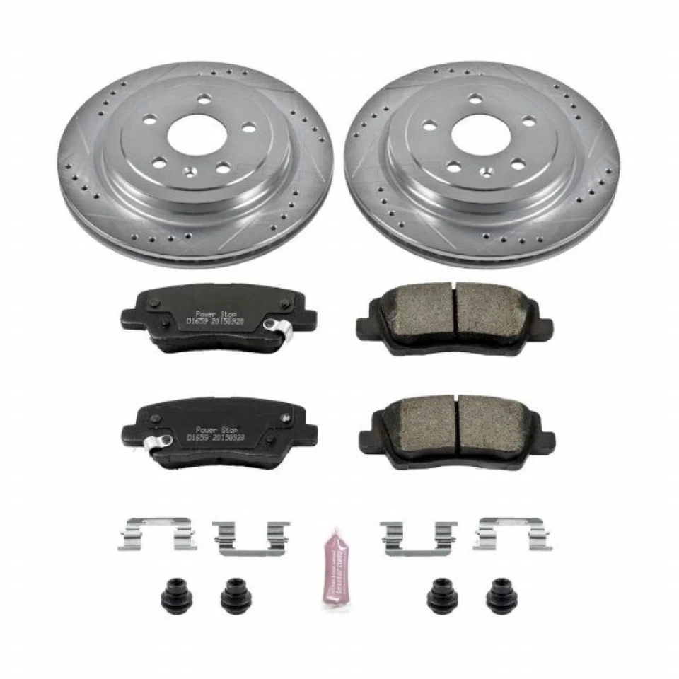 Power Stop Brake Kit For Cadillac CTS 2014-2019 Rear Z23 Evolution Sport Foto 2 de 4