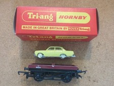 TRIANG HORNBY R17C BR FLAT WAGON WITH MINIX VAUXHALL VICTOR MIB