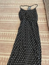Women’s Small Maurice’s Maxi Dress High-low Dress Black And White Pattern