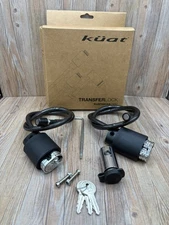 KUAT Transfer Double Cable Lock Kit with Locking Hitch Pin | Durable Reliable