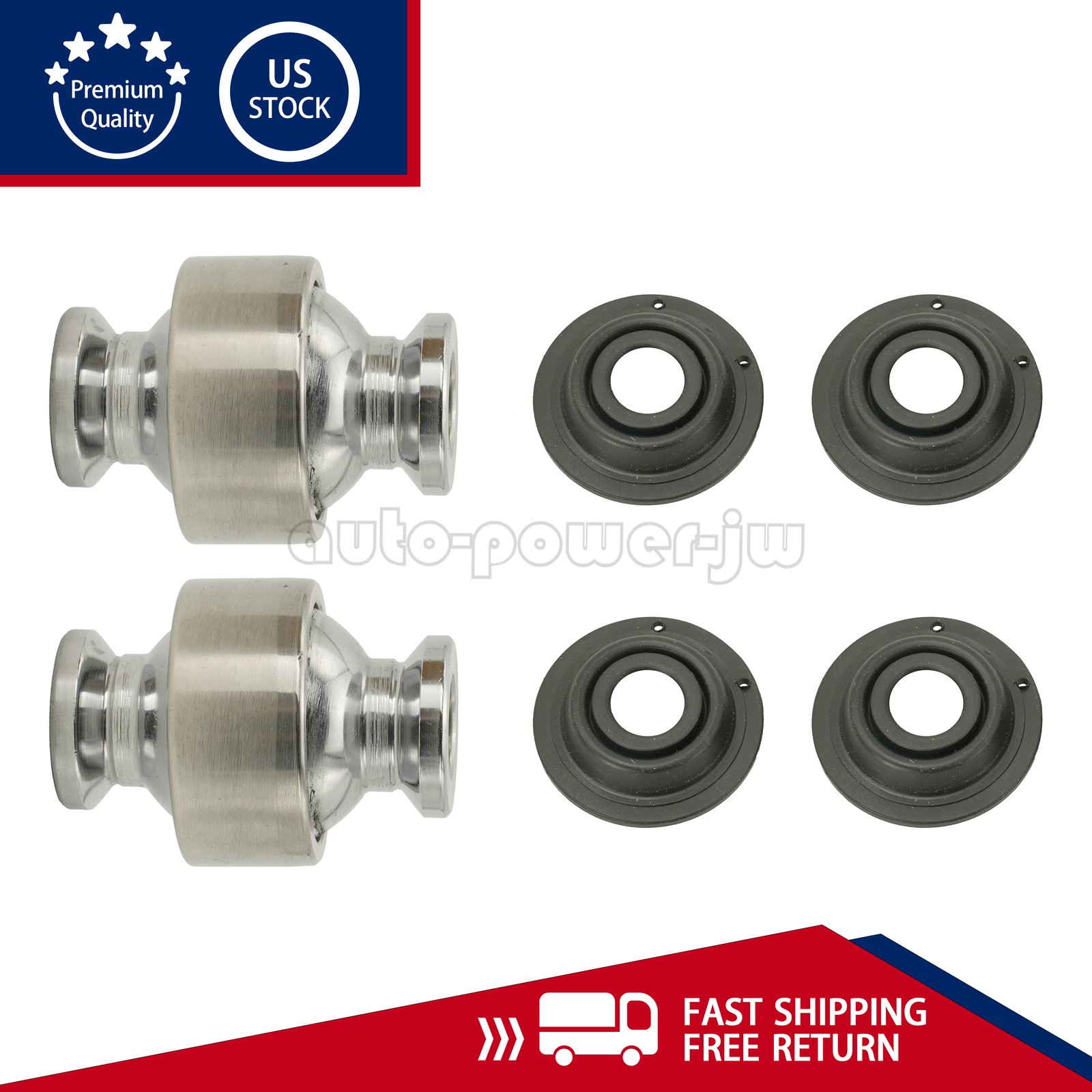 6PCS Upper Control Arm Ball Joint & Gaiters Fit Ferrari 430 599 612 360 203633