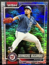 2026 Topps Series 1 Baseball #32 Shinnosuke Ogasawara Opening Day Foil Logo
