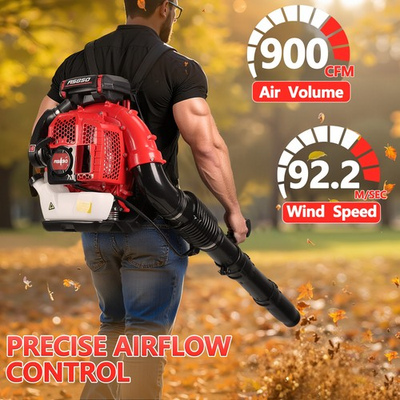 #ad Backpack Leaf Blower Gas Powered Snow Blower 900CFM 80CC 2 Stroke 3.5kw $248.97