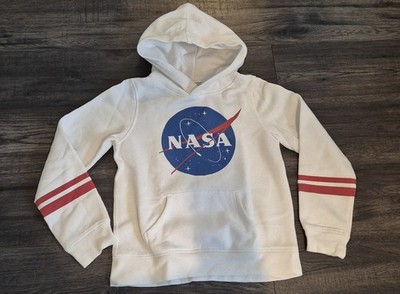Kapuzen-Sweatshirt, Hoody, Gr. 146/152, H&M, NASA, weiß