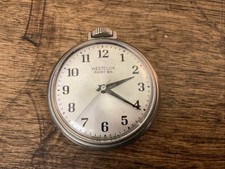 Westclox Pocket Ben Mechanical Wind-Up Pocket Watch Working